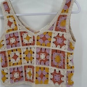 Rebellion Again Womens Crochet Top